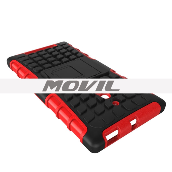 NP-1900 2 en 1 funda para  Nokia Lumia 830 con soporte-3